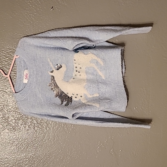 Justice Other - Justice girls size 6 Unicorn sweater gently loved